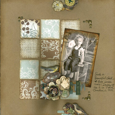 Such A Beautiful Child ~ 1937