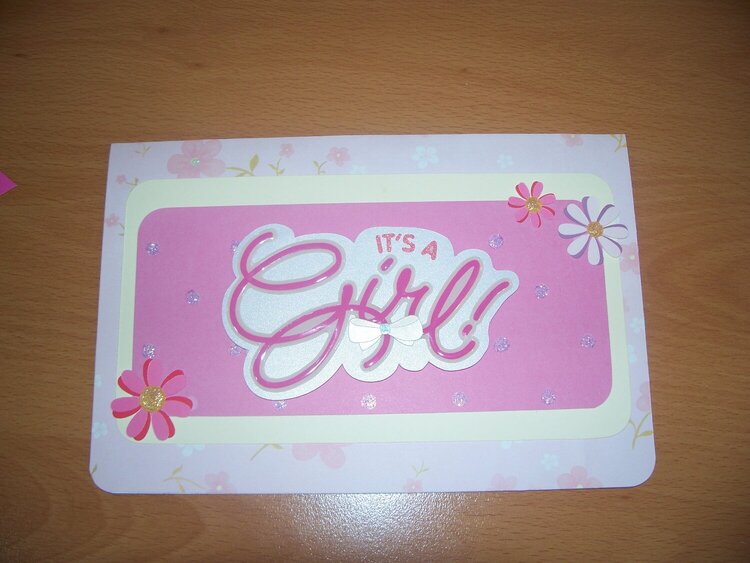 Baby Shower Card- It&#039;s a girl!