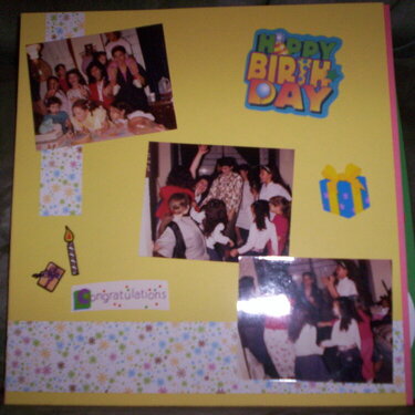 9th Bday Right Page