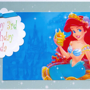 Ariel Birthday Card