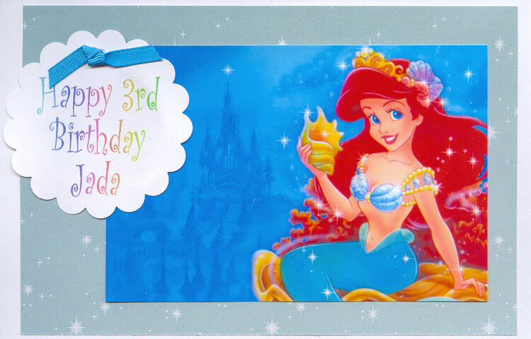 Ariel Birthday Card