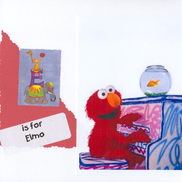 E is for Elmo