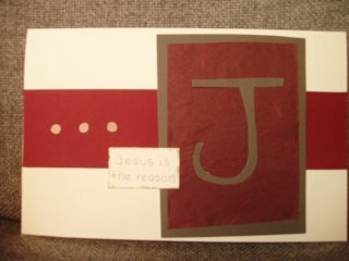 Jesus is the reason card