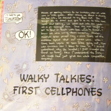 Walky Talkies: First Cellphones