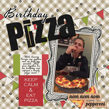 Birthday Pizza