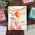 Fox Birthday Party Card
