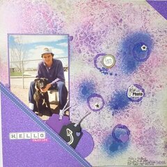 12x12 Hello Enjoy Life layout