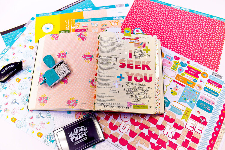 Lesson 3 - How to Use 12x12 Kits in Your Bible Journaling