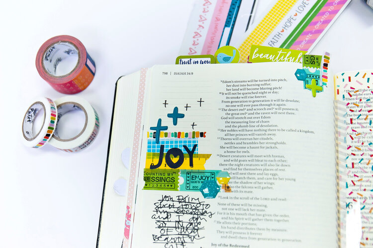 Lesson 5 - Tips and Creative Ideas for Using Washi in Your Bible