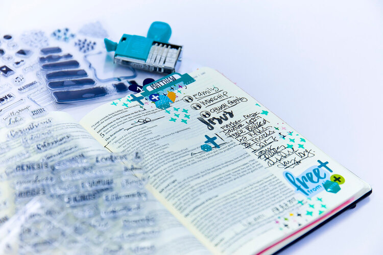 Lesson 8 - Top Tips for Using Stamps as a Tool in Bible Journaling