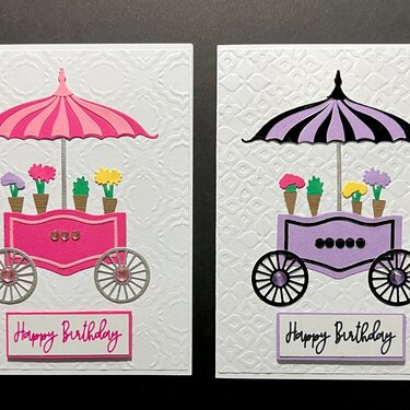 Flower Cart cards