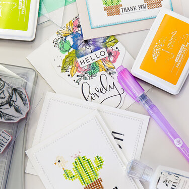 Lesson 5: Tips for Improving Your Stamping- Creating Bolder Images, Straight Lines, and Backgrounds- How to Begin Cardmaking Lik