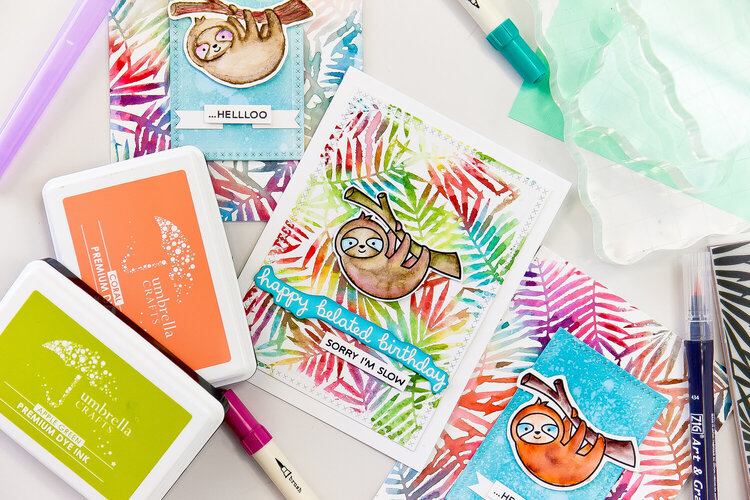 Lesson 7: How to Use Watercolor Markers to Create Colorful Backgrounds- How to Begin Cardmaking Like a Boss with Simon Hurley