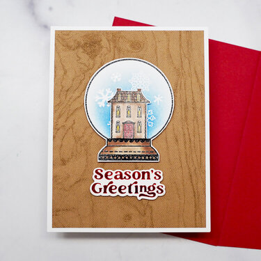 Snowglobe Christmas Card!