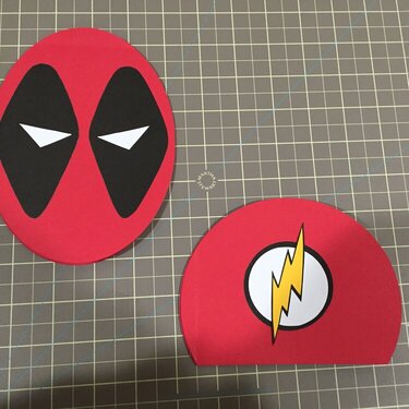 Deadpool and The Flash cards