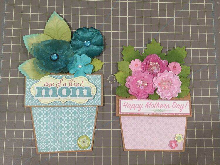 Mothers Day Flower Pot card