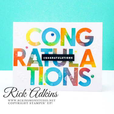 Bold &amp; Bright Congratulations Card 