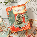 Merry Christmas stocking Bear Card