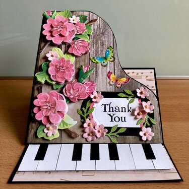 Piano Teacher Thank You Card