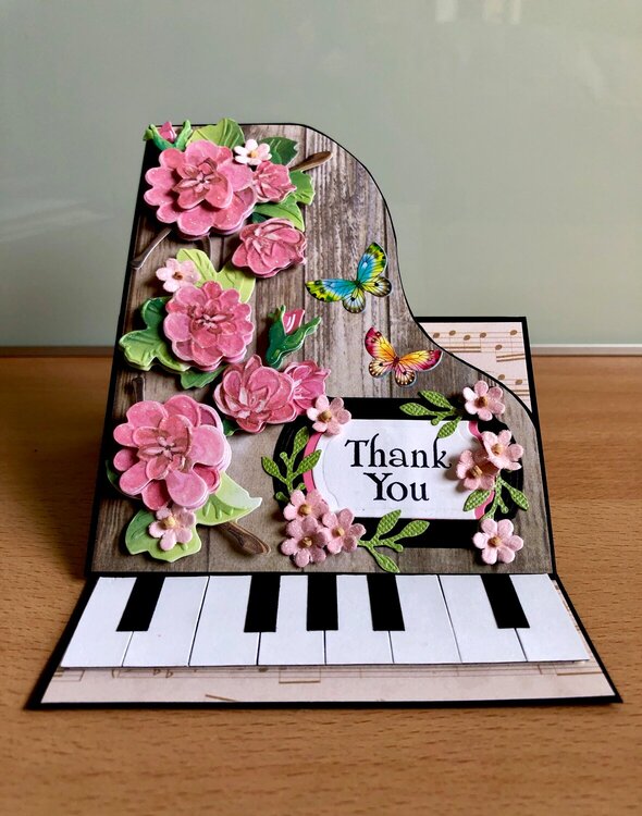 Piano Teacher Thank You Card