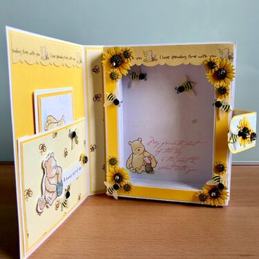 Winnie the Pooh Book Box Card