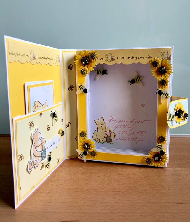 Winnie the Pooh Book Box Card