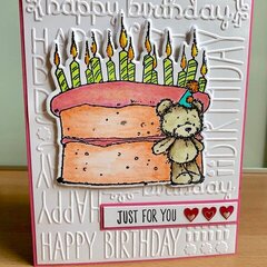 Â�Just For YouÂ� Birthday Card