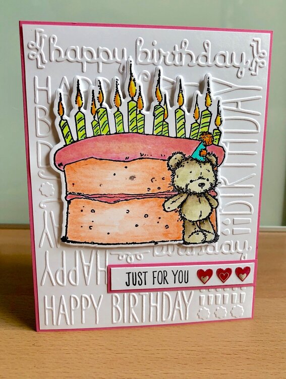 Just For You Birthday Card