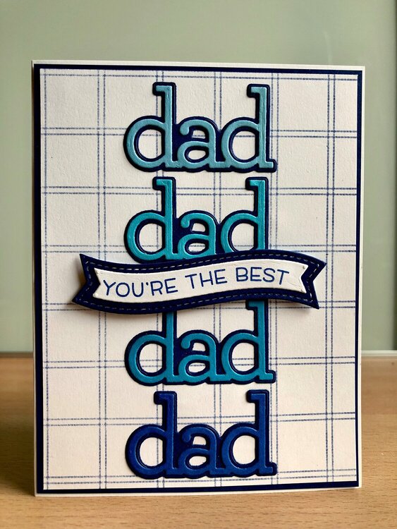 Youre the Best Dad - Fathers Day card 