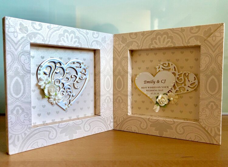 Wedding Shadow Box Card