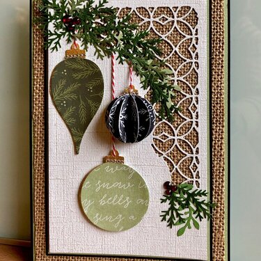 Christmas Ornament Card