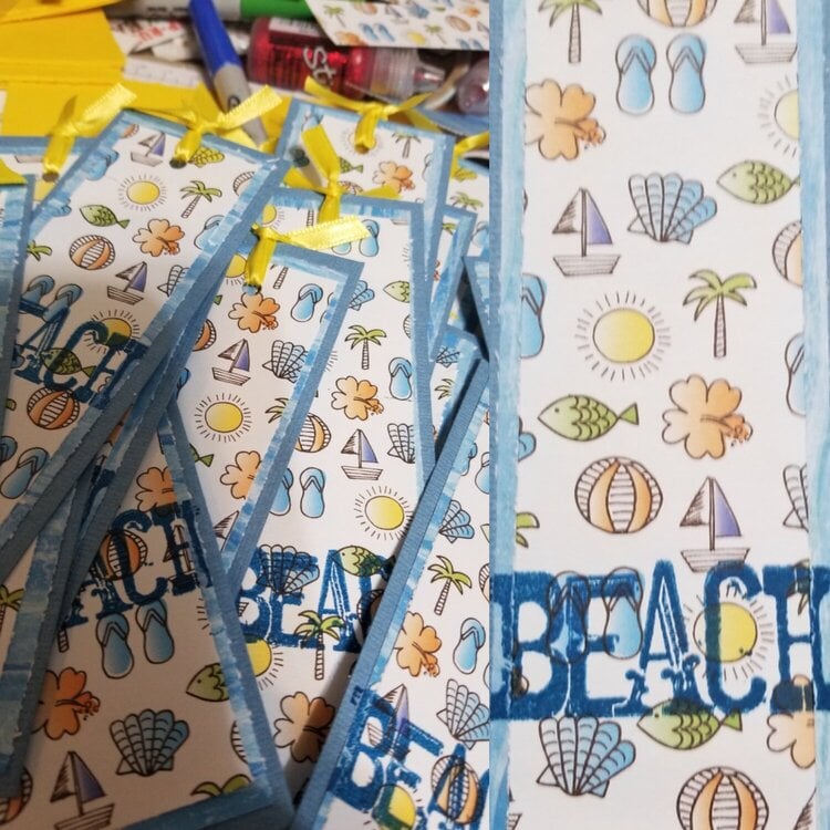 Beach Bookmarks