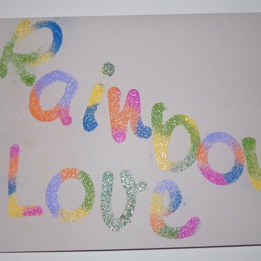 Rainbow Love Card #1