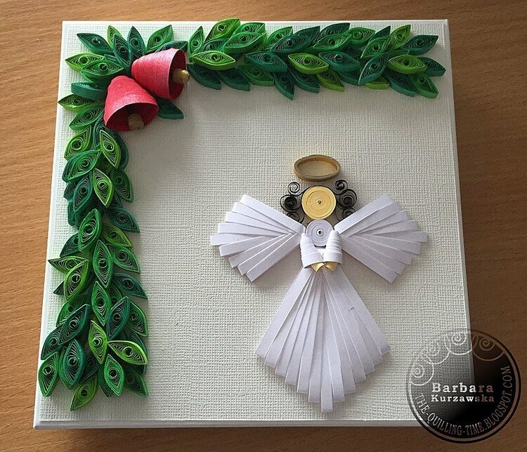 Christmas card (quilling)