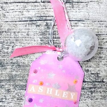 Snow Bauble Tag