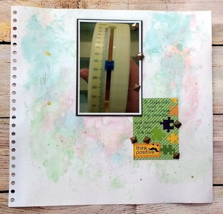 Medical Scrapbook Layout