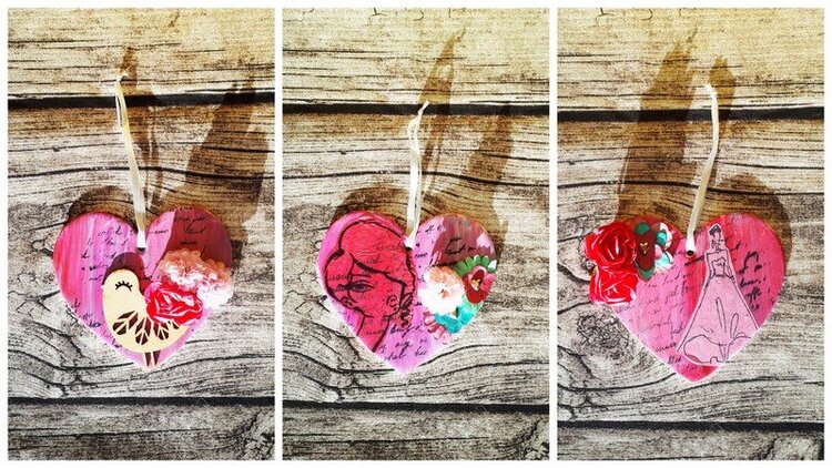 Upcycled Hearts