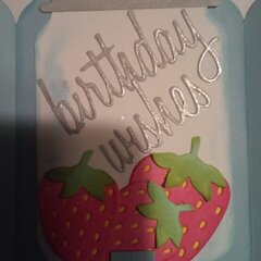 Strawberry Birthday Card