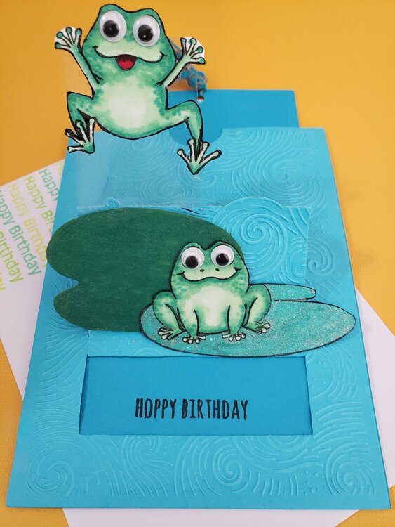 Frog Slider Card
