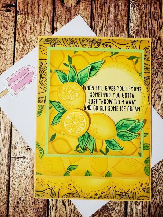 Lemons &amp; Ice Cream Card