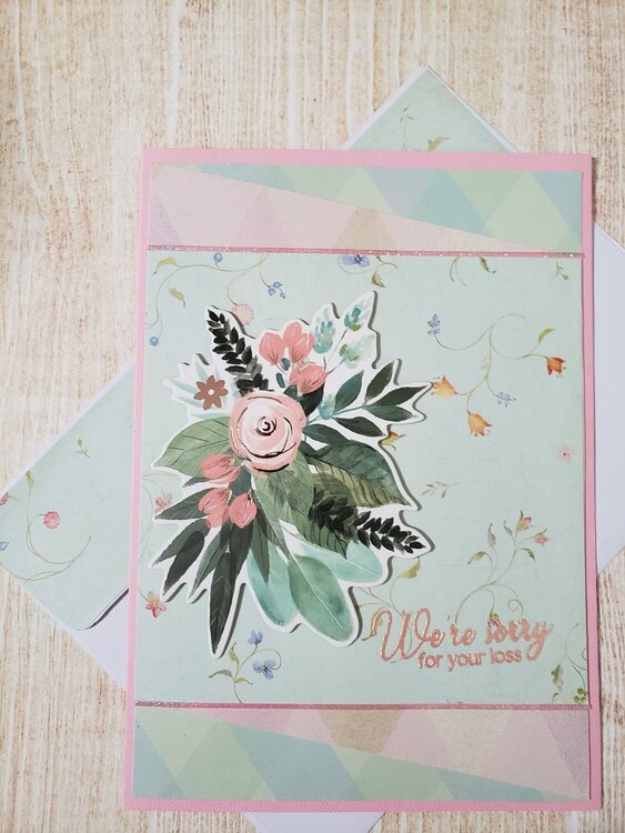 Floral Sympathy Card