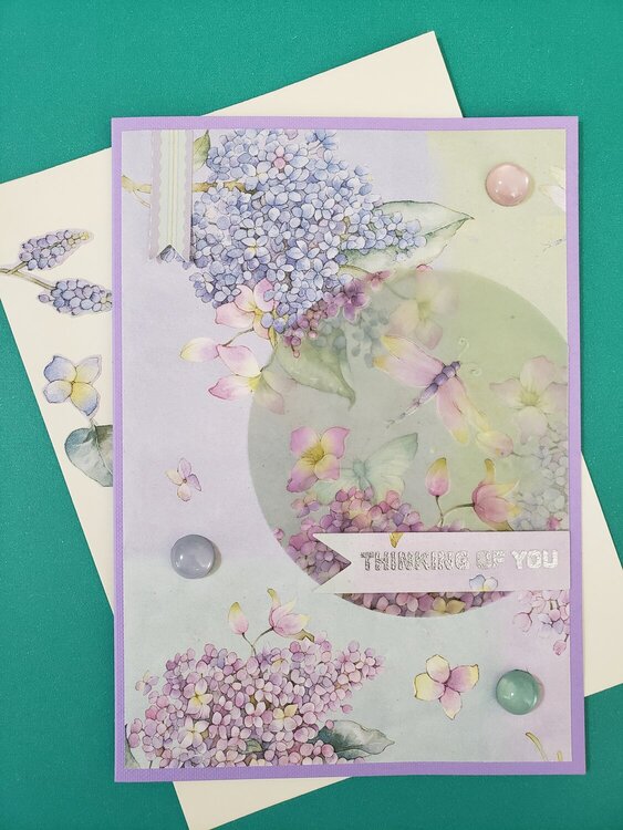 Lilac Sympathy Card