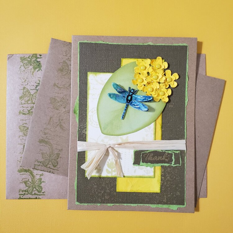 Dragonfly Thank You Card