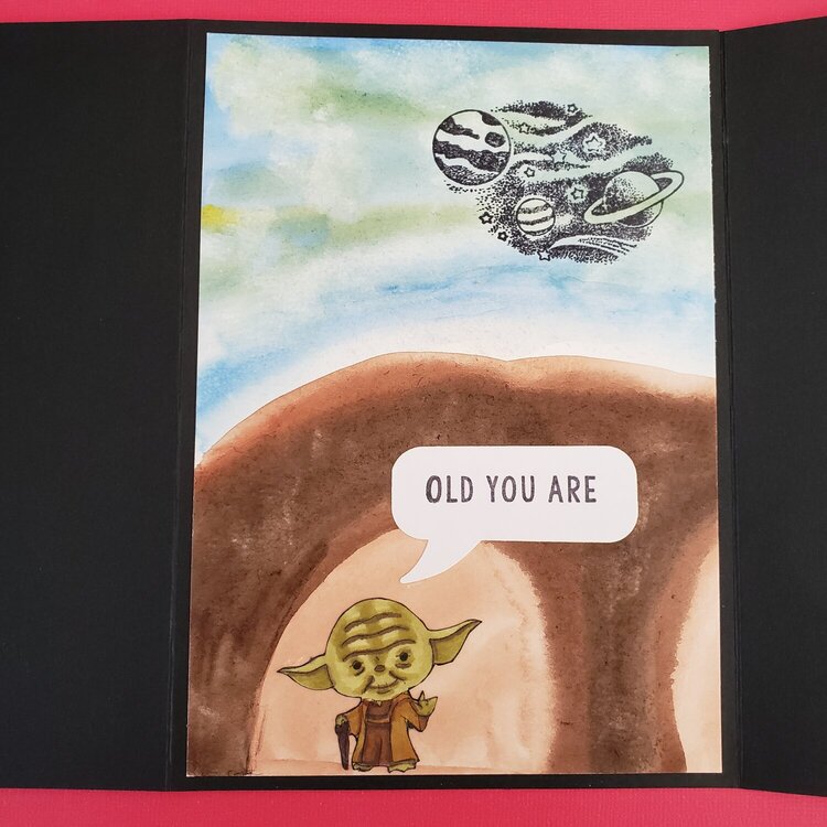 Star Wars Tri-fold Card