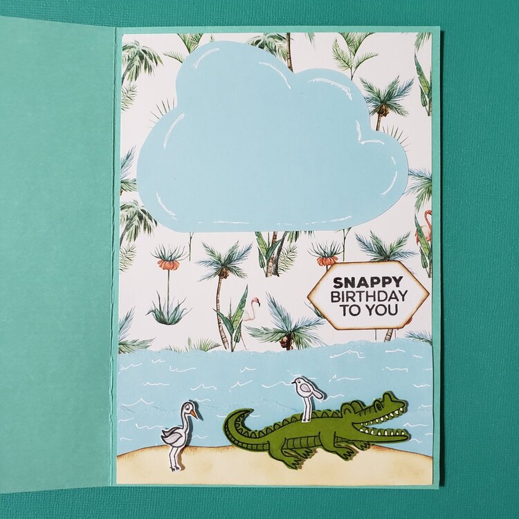 Crocodile Birthday Card
