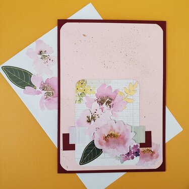 Pink Florals Card