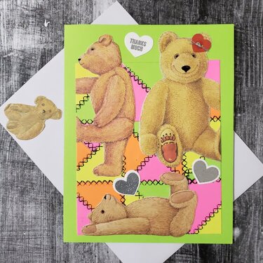 Bear &amp; Quilt Card