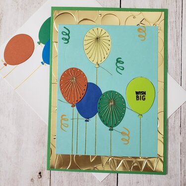 Stitched Balloon Card