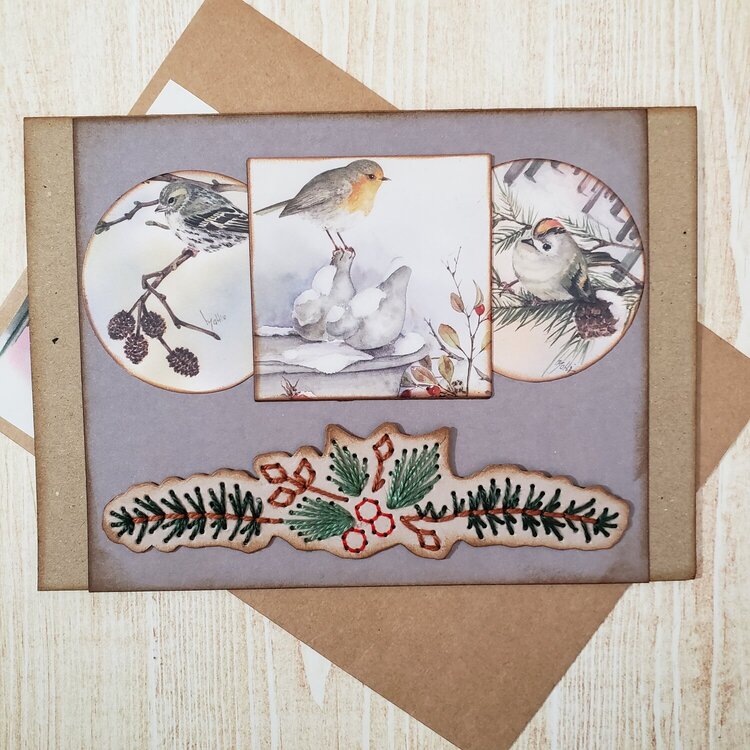 Winter Bird Card