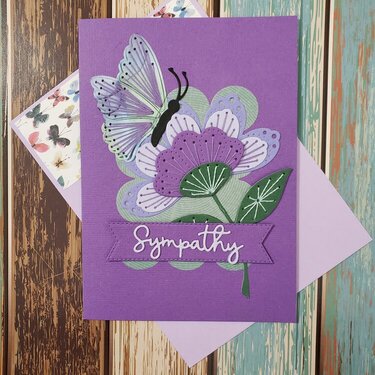 Stitched Sympathy Card